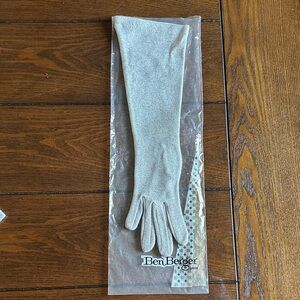 Ben Berger Silver Long Gloves